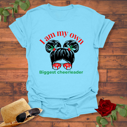 Biggest Cheerleader T-shirt | Peachy Mind Unisex 100% Cotton T-Shirt