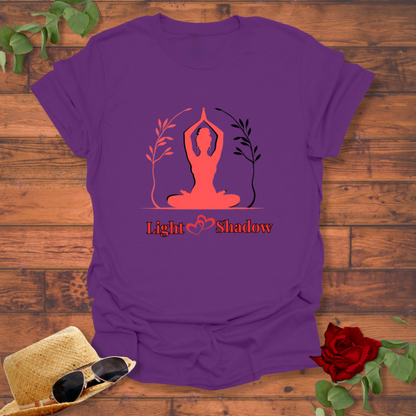 Light Shadow T-shirt | Peachy Mind Unisex 100% Cotton T-Shirt