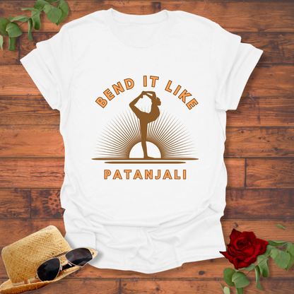 Bend It Like Patanjali T-shirt | Peachy Mind Unisex 100% Cotton T-Shirt