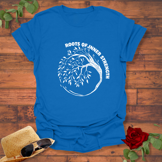 Roots of Inner Strength T-shirt | Peachy Mind Unisex 100% Cotton T-Shirt
