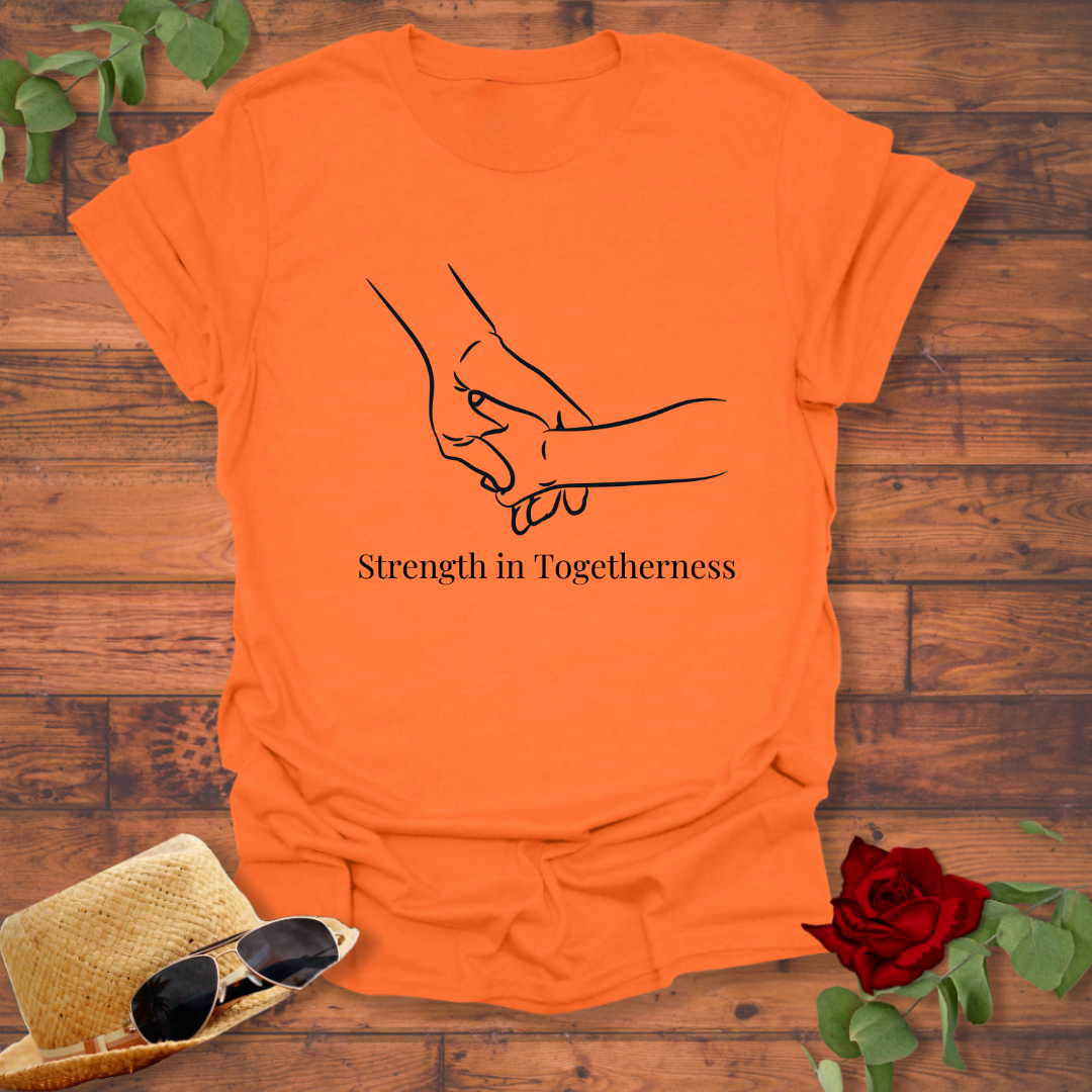 Strength In Togetherness T-shirt | Peachy Mind Unisex 100% Cotton T-Shirt