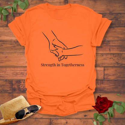 Strength In Togetherness T-shirt | Peachy Mind Unisex 100% Cotton T-Shirt