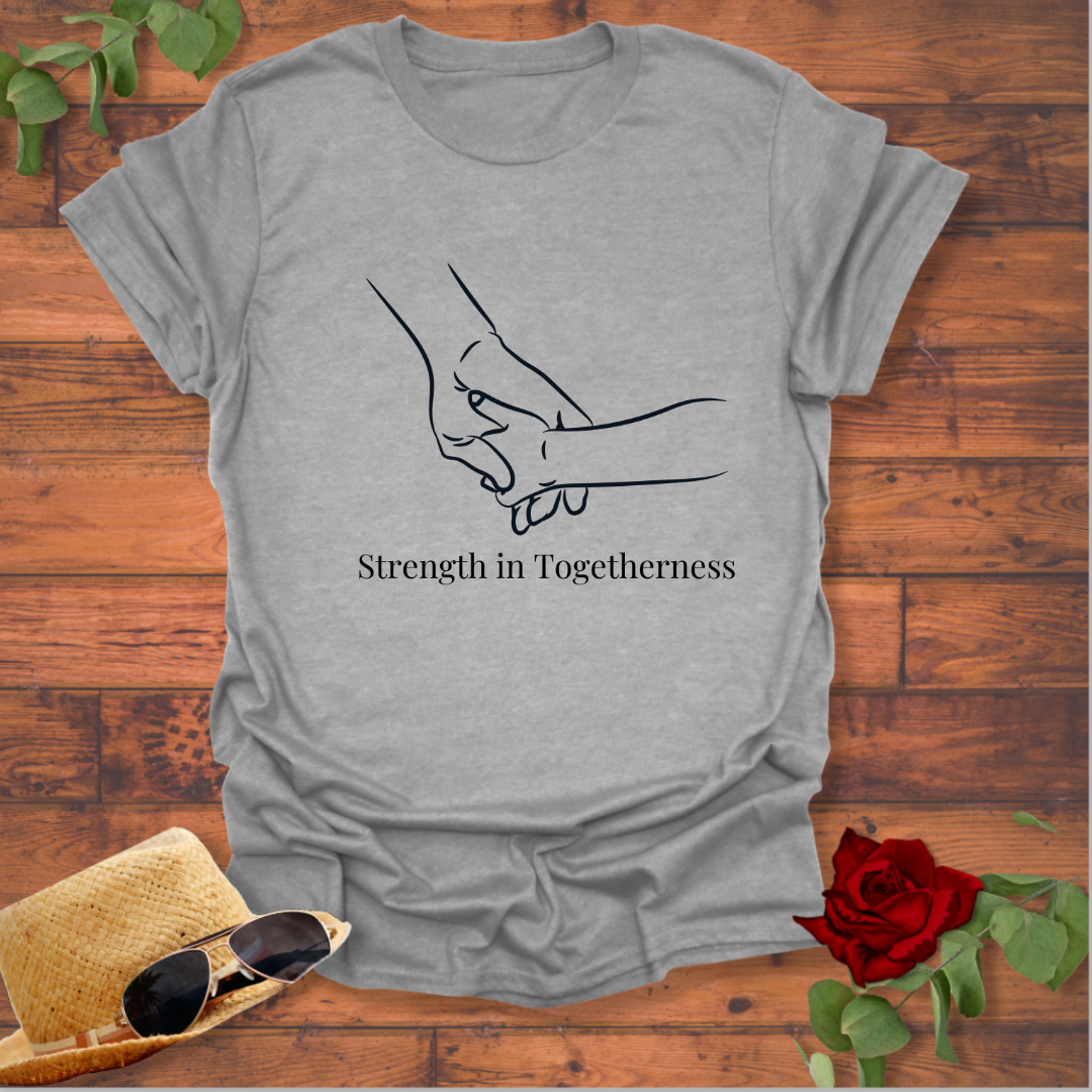 Strength In Togetherness T-shirt | Peachy Mind Unisex 100% Cotton T-Shirt
