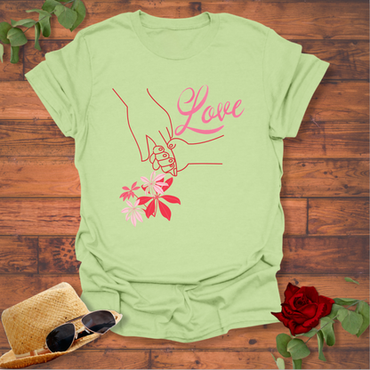 Faith In Love T-shirt | Peachy Mind Unisex 100% Cotton T-Shirt