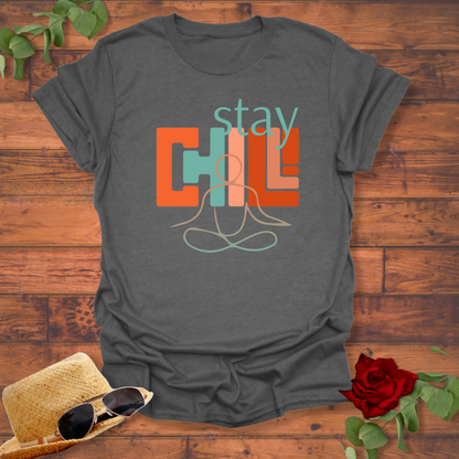 Stay Chill T-shirt | Peachy Mind Unisex 100% Cotton T-Shirt