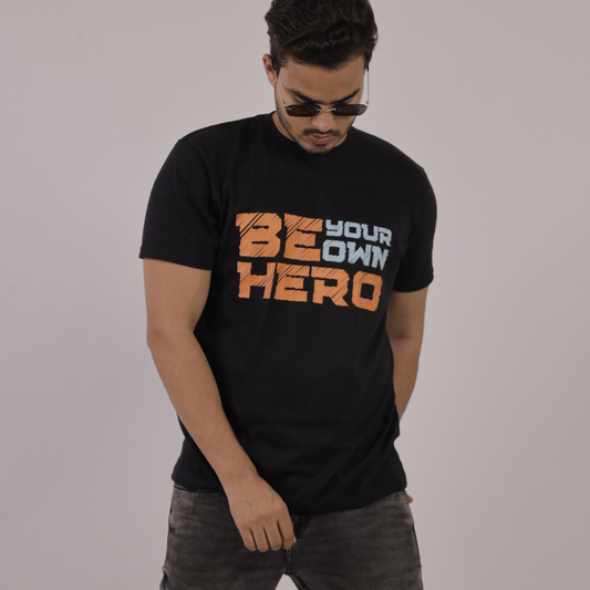 Be Your Own Hero T-shirt | Peachy Mind Unisex 100% Cotton T-Shirt