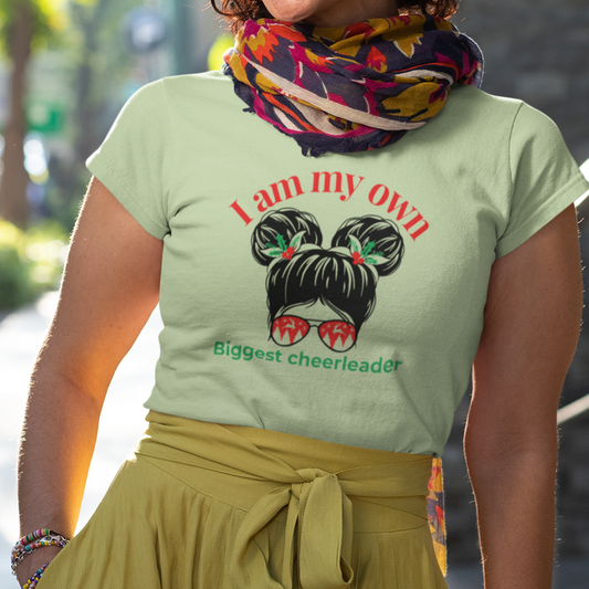 Biggest Cheerleader T-shirt | Peachy Mind Unisex 100% Cotton T-Shirt