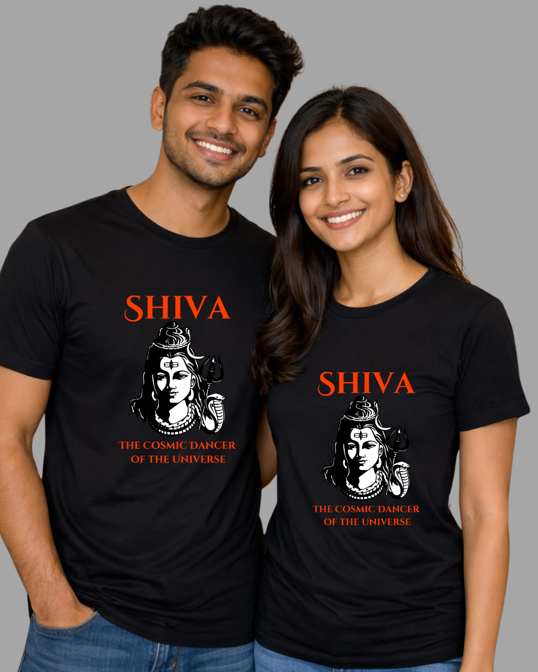 Shiva The Cosmic Dancer T-shirt | Peachy Mind Unisex 100% Cotton T-Shirt
